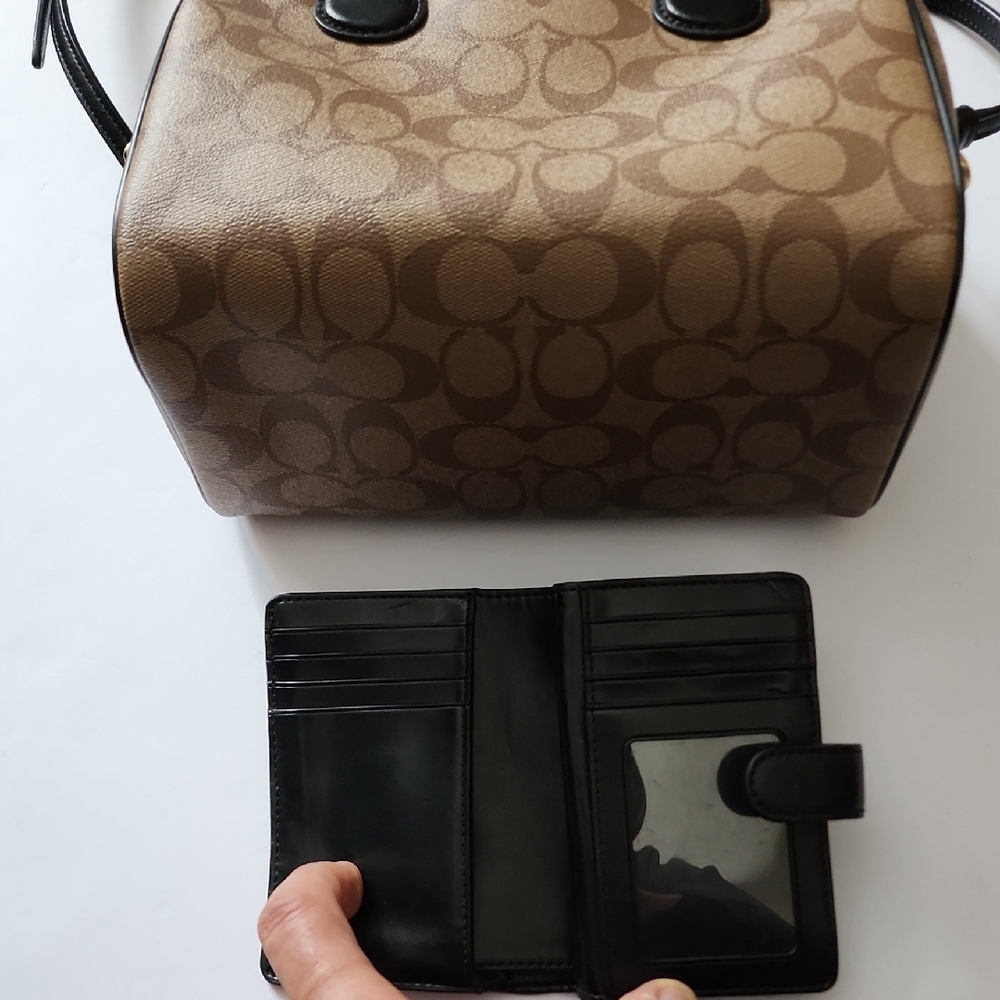 Coach Mini Bennet Satchel Crossbody And Medium Corner Zip Wallet. F32203 - Picture 10 of 16